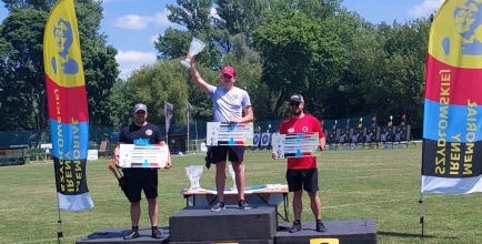 Przemek Konecki na podium